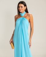 Vestido Longo Sofia Azul Claro