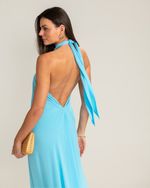 Vestido Longo Sofia Azul Claro
