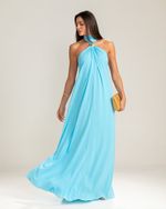 Vestido Longo Sofia Azul Claro