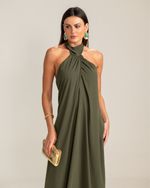 Vestido Longo Paola Verde