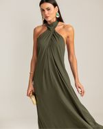 Vestido Longo Paola Verde