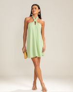 Vestido Curto Ema Verde Matcha