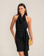 Vestido Curto Leticia Preto