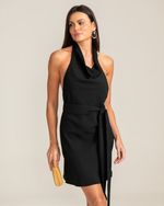 Vestido Curto Leticia Preto