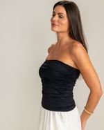 Blusa Sem Alças Mônica Preto