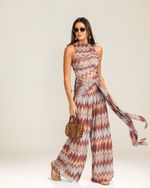 Calça Tule Deva Chevron 