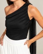 Blusa Tule Maya Preto