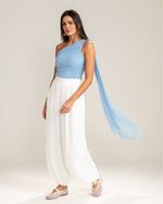 Blusa Tule Maya Azul