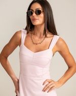 Vestido Curto Linho Guta Rosa