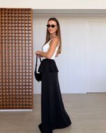 Saia Longa Manhattan Preto