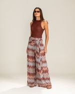 Blusa Tule Loren Marrom