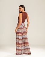 Blusa Tule Loren Marrom