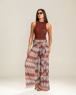 Blusa Tule Loren Marrom