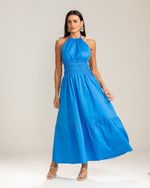 Vestido Midi Caterina Azul 