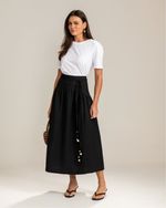 Saia Midi Ada Preto