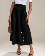 Saia Midi Ada Preto