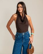 Blusa Georgina Marrom