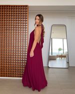 Vestido Longo Paola Beterraba