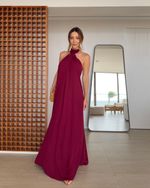 Vestido Longo Paola Beterraba