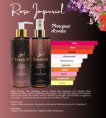 BODY MIST ROSA IMPERIAL LINHA AMBER AMEERATI 250 ML