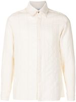 Camisa de jacquard listrada