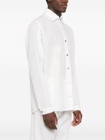 Camisa de linho misto com Jacquard Cavalo Marinho