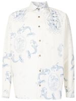 Camisa com Estampa Profundezas do Mar