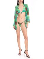 Saida de praia de tule tiedye 
