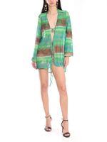 Saida de praia de tule tiedye 
