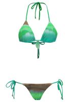 Conjunto de biquíni tie-dye
