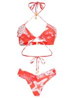 Conjunto biquini top Estampa Estrela-do-Mar 