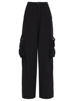 Calça wide leg, cargo e cintura alta 