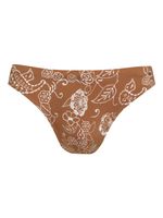 Sunga cavada estampa Cashmere