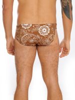 Sunga cavada estampa Cashmere