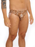 Sunga cavada estampa Cashmere
