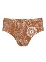 Sunga Intermediária Estampa Cashmere