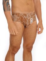 Sunga Intermediária Estampa Cashmere