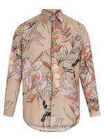 Camisa com estampa Hibiscos Terrosos