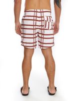 Shorts estampa Xadrez
