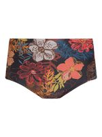 Sunga larga MB estampa Floral Preto