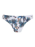 Sunga Cavada Estampa Floral Mar e Terra