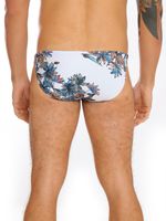 Sunga Cavada Estampa Floral Mar e Terra