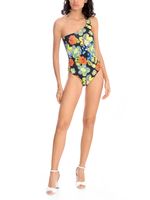 Maio Estampa Floral Ombro Único