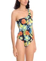 Maio Estampa Floral Ombro Único