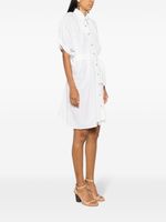Chemise com amarração na cintura