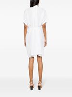 Chemise com amarração na cintura