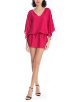 Saída de praia com gola V