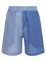 Short infantil de algodão listrado