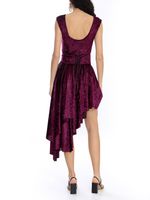Vestido sem mangas veludo com corset AMIR X ASTRID