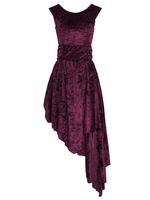 Vestido sem mangas veludo com corset AMIR X ASTRID